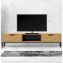 Szafka RTV-48 Drewno Lite Dąb Loft Lakier Rozmiary od 100 cm do 200 cm PREMIUM